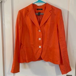 Ralph Lauren, Coral Blazer, Size 12